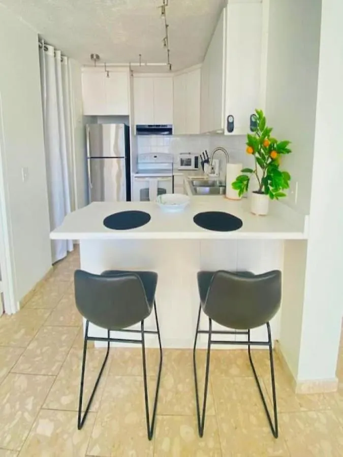 度假居 Pool Beachfront 2 Bedroom Condado Beach 圣胡安 波多黎各